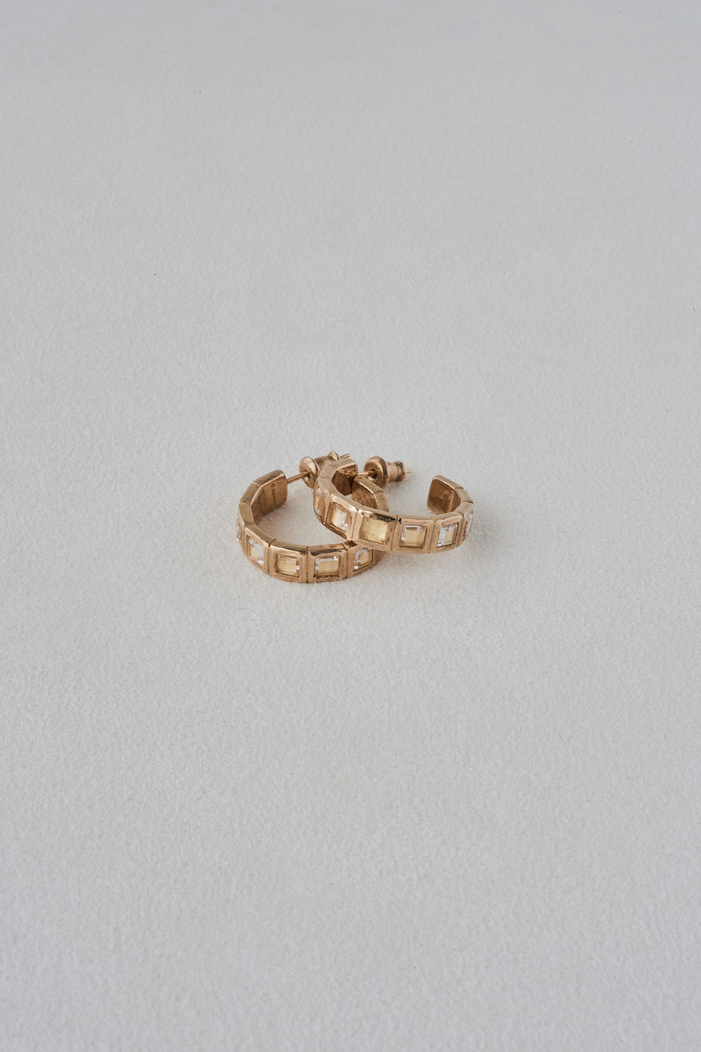 SMALL TILE EARRINGS