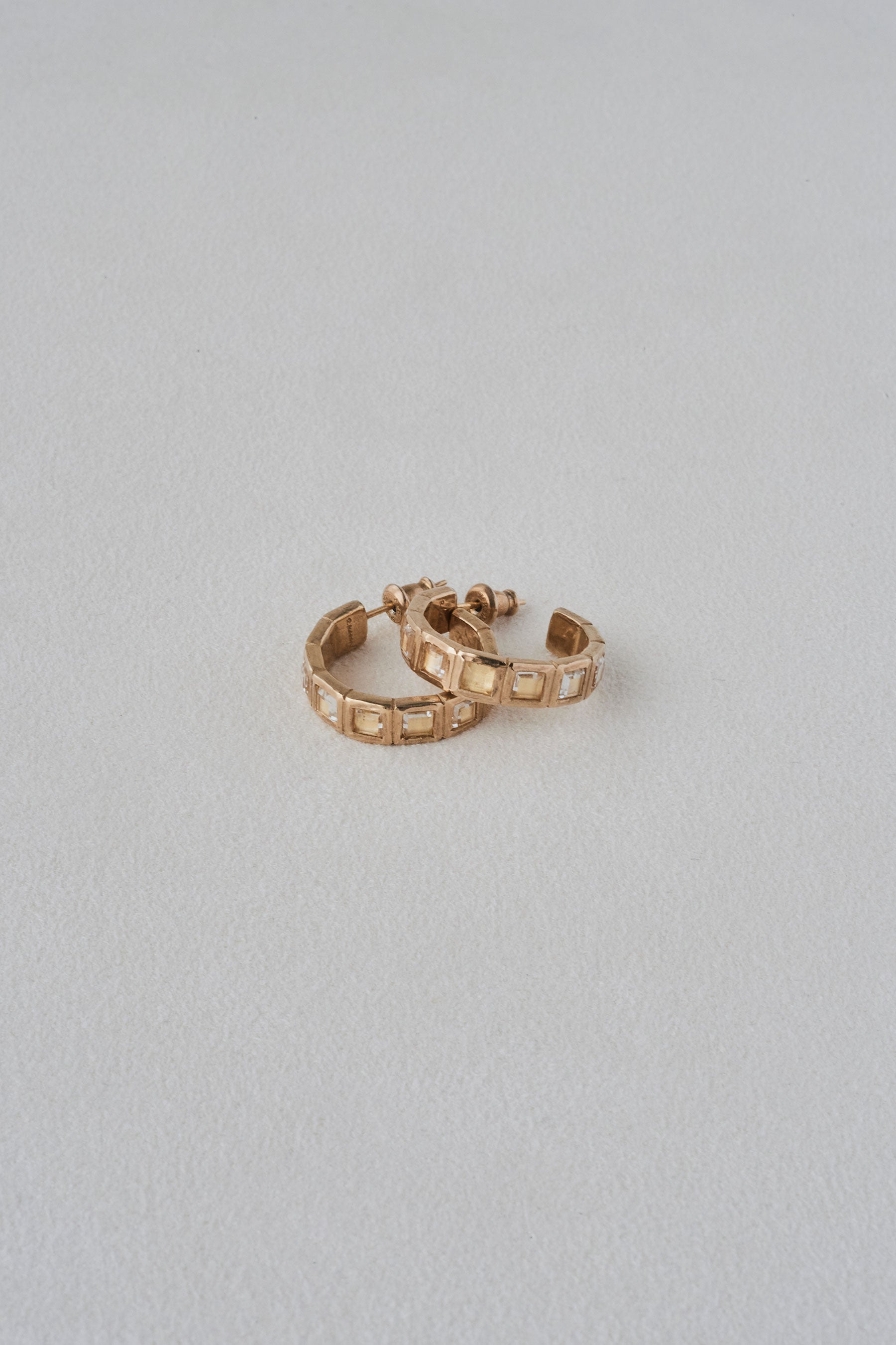 SMALL TILE EARRINGS