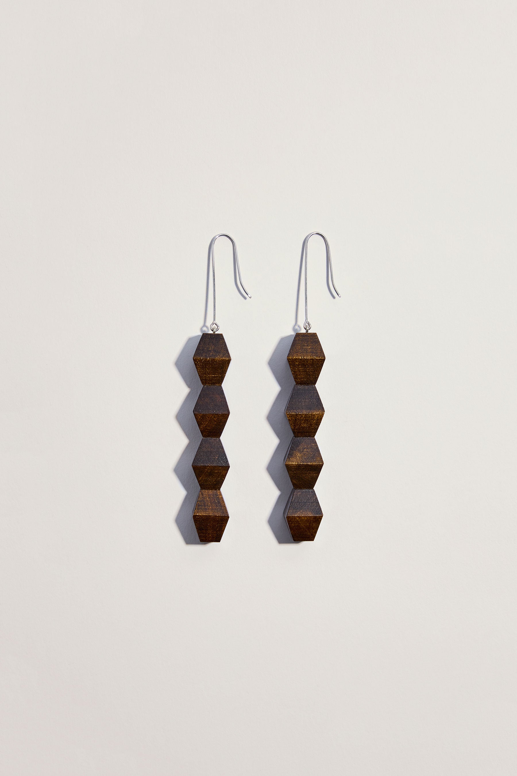 COLOMN WOOD EARRINGS