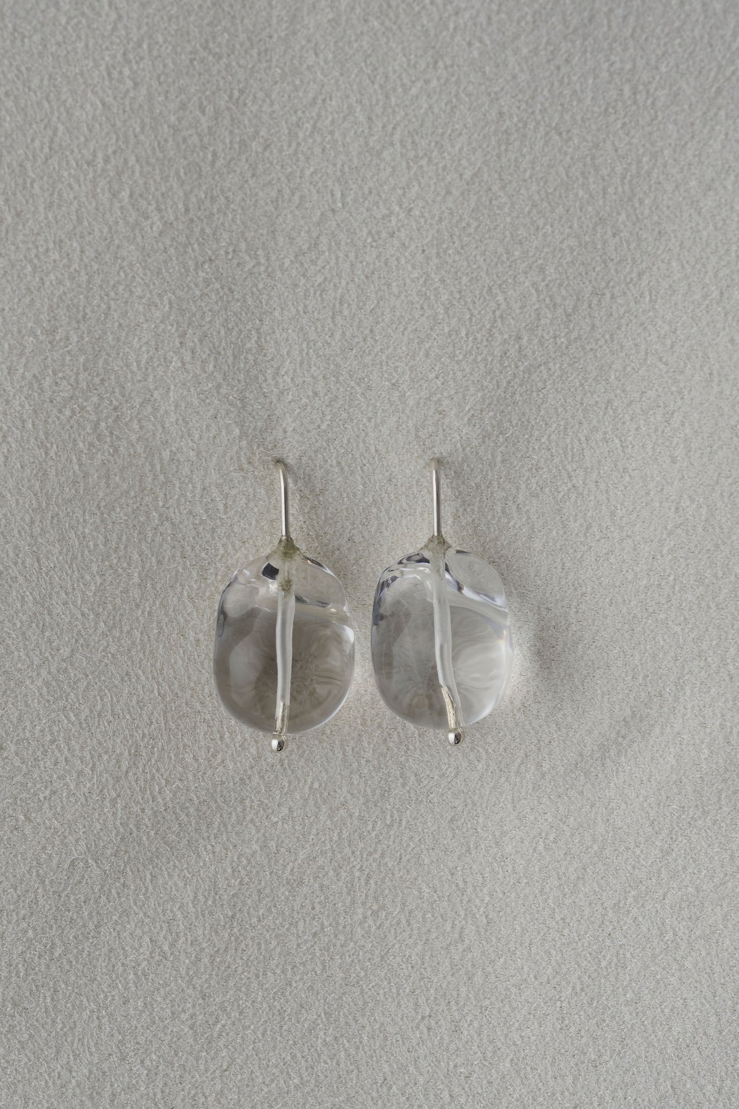 DISTORTED STONE EARRINGS