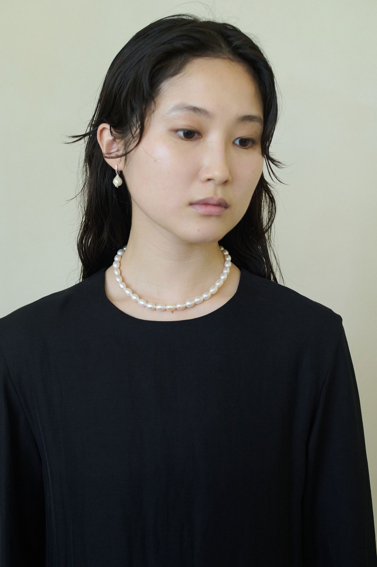 DEWDROP PEARL HOOPS