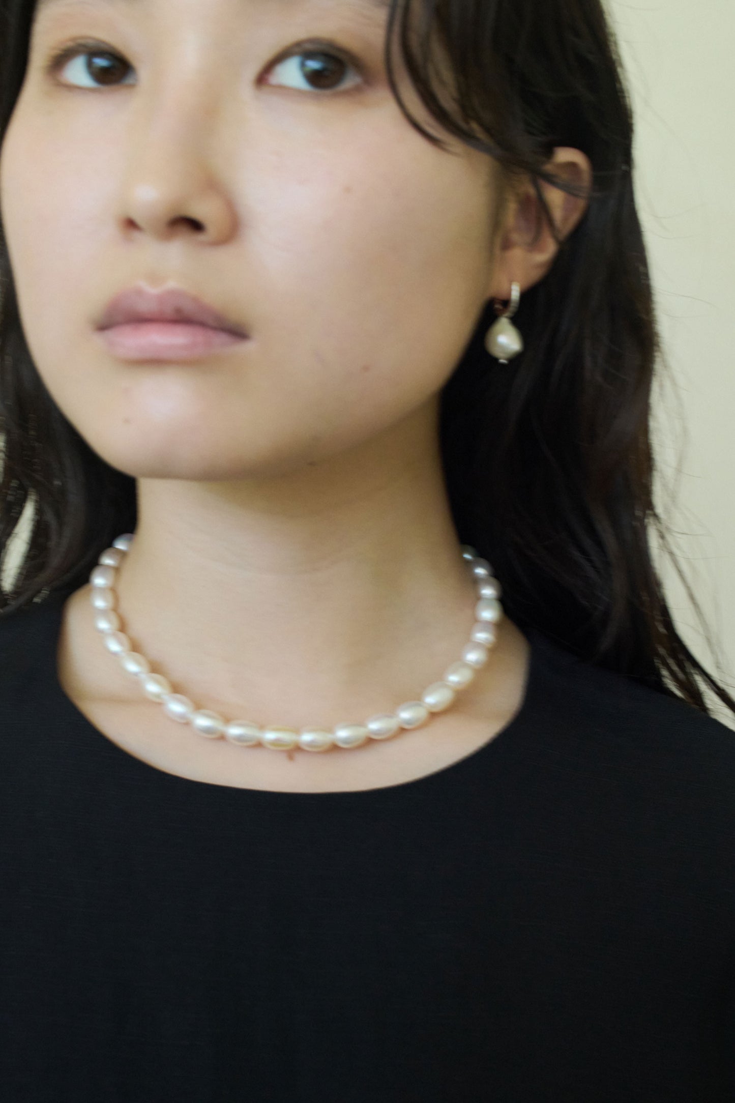 DEWDROP PEARL HOOPS