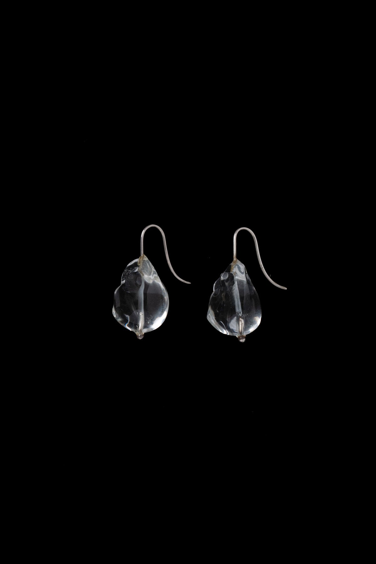 DISTORTED STONE EARRINGS