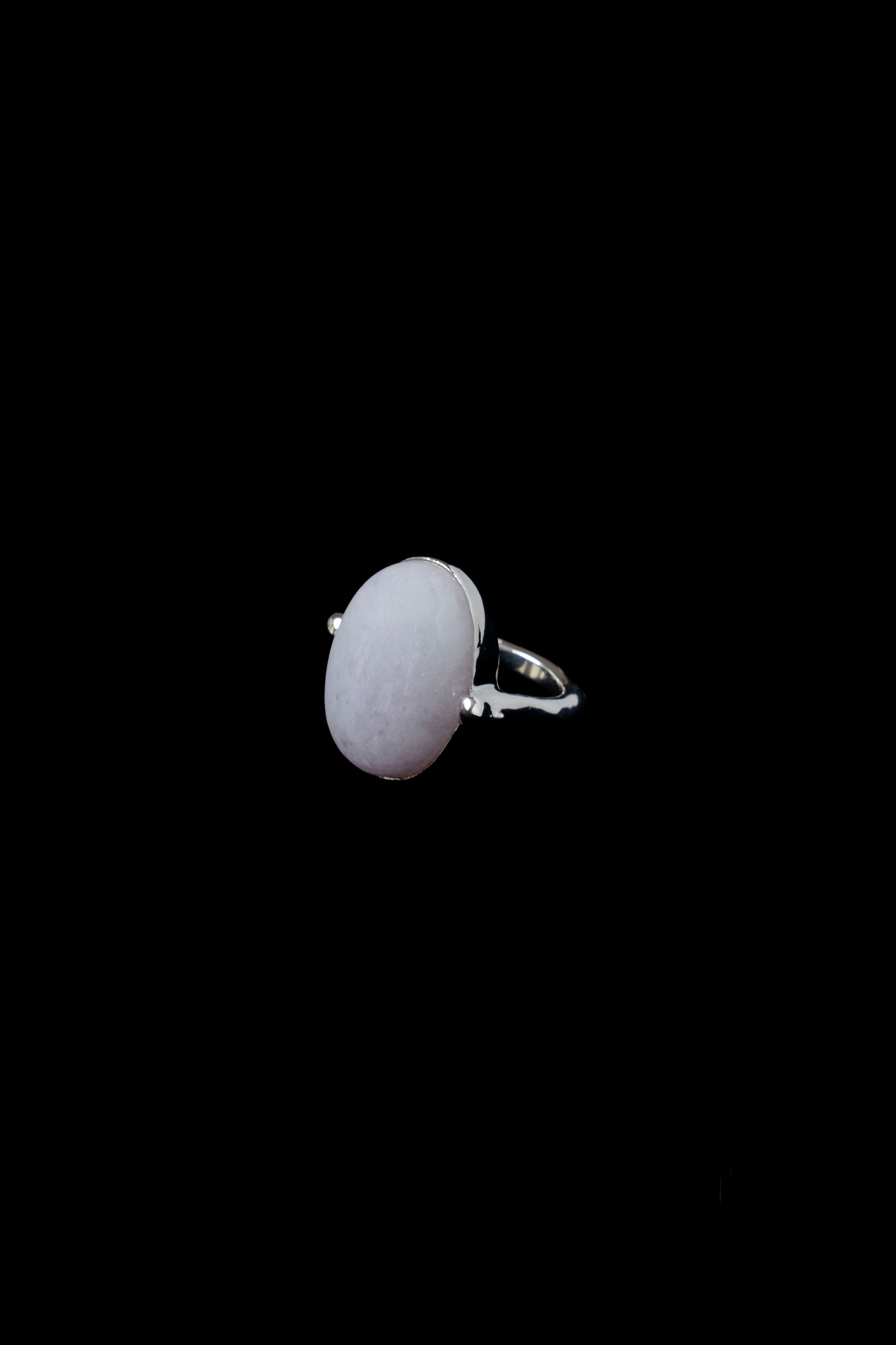 PUFFY STONE RING / LAVENDER JADEITE