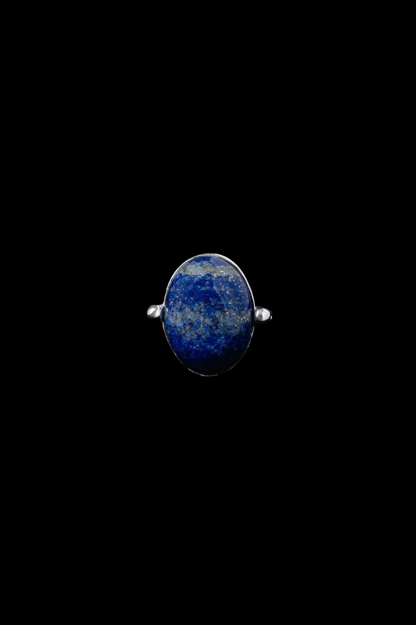 PUFFY STONE RING / LAPIS