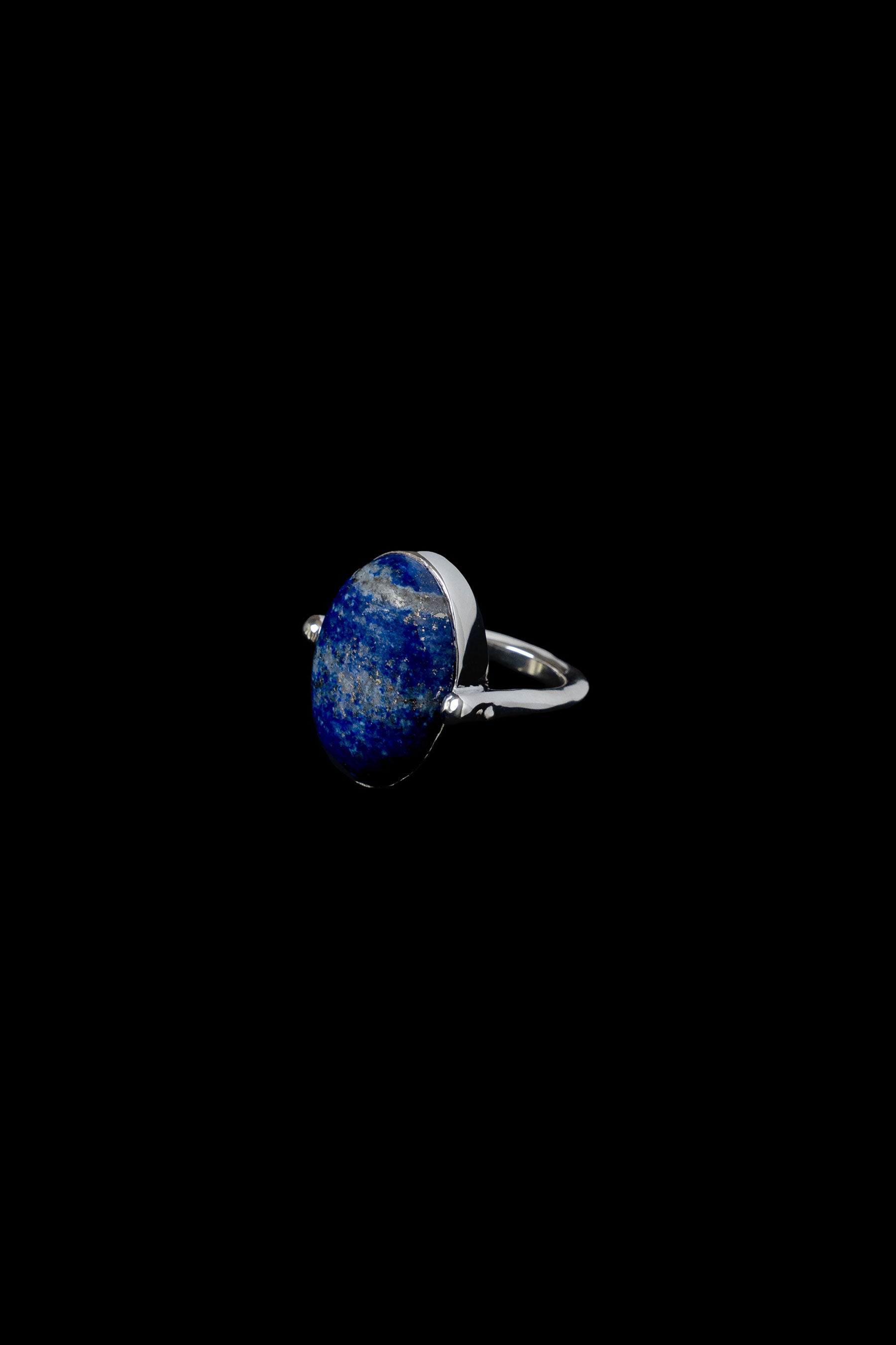 PUFFY STONE RING / LAPIS