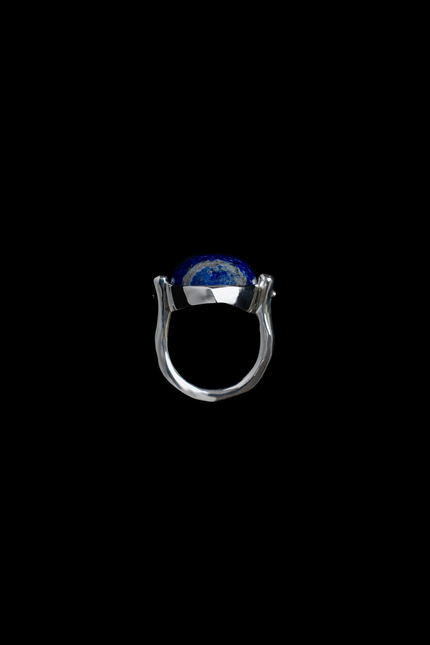 PUFFY STONE RING / LAPIS