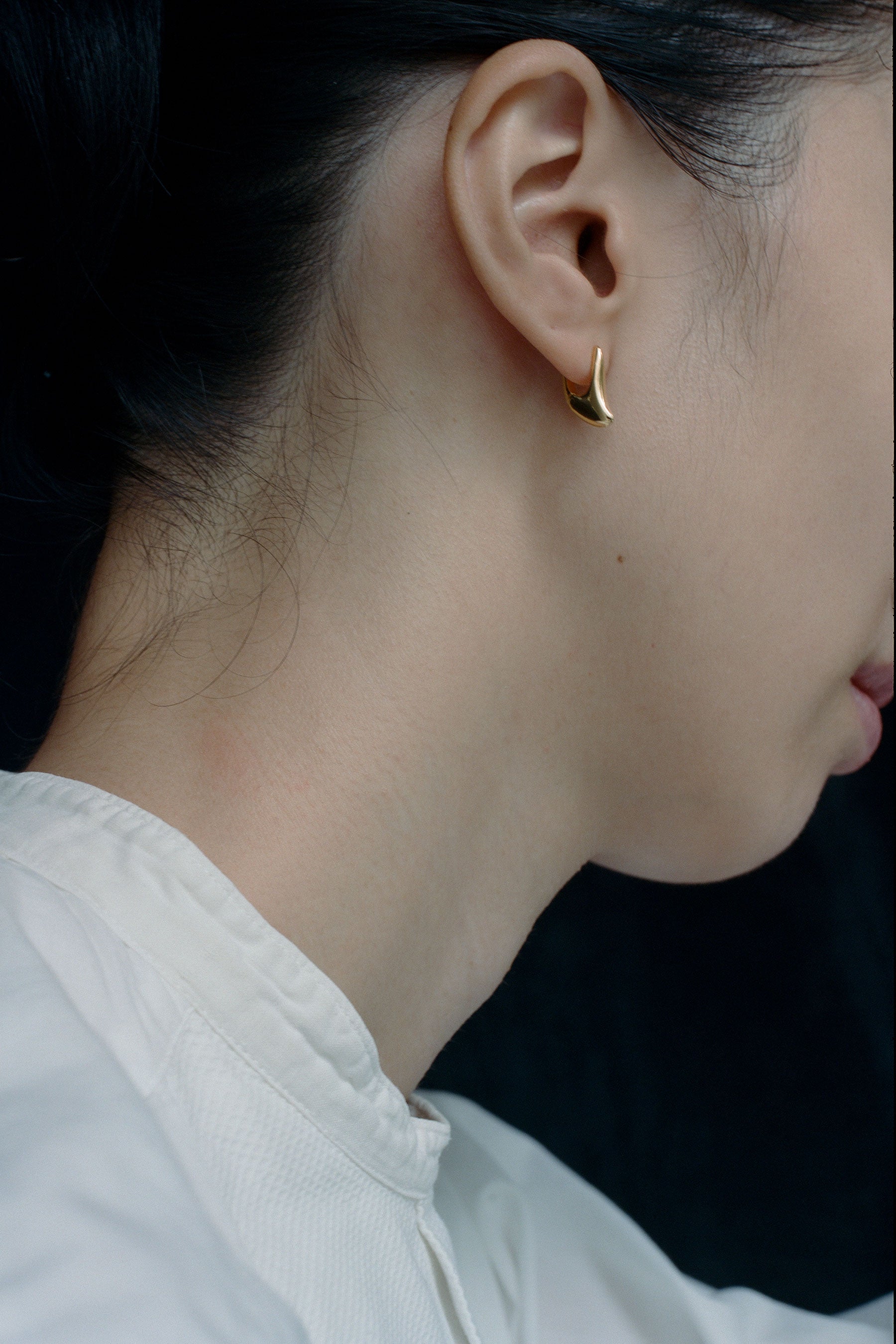 TINY MOON HOOPS