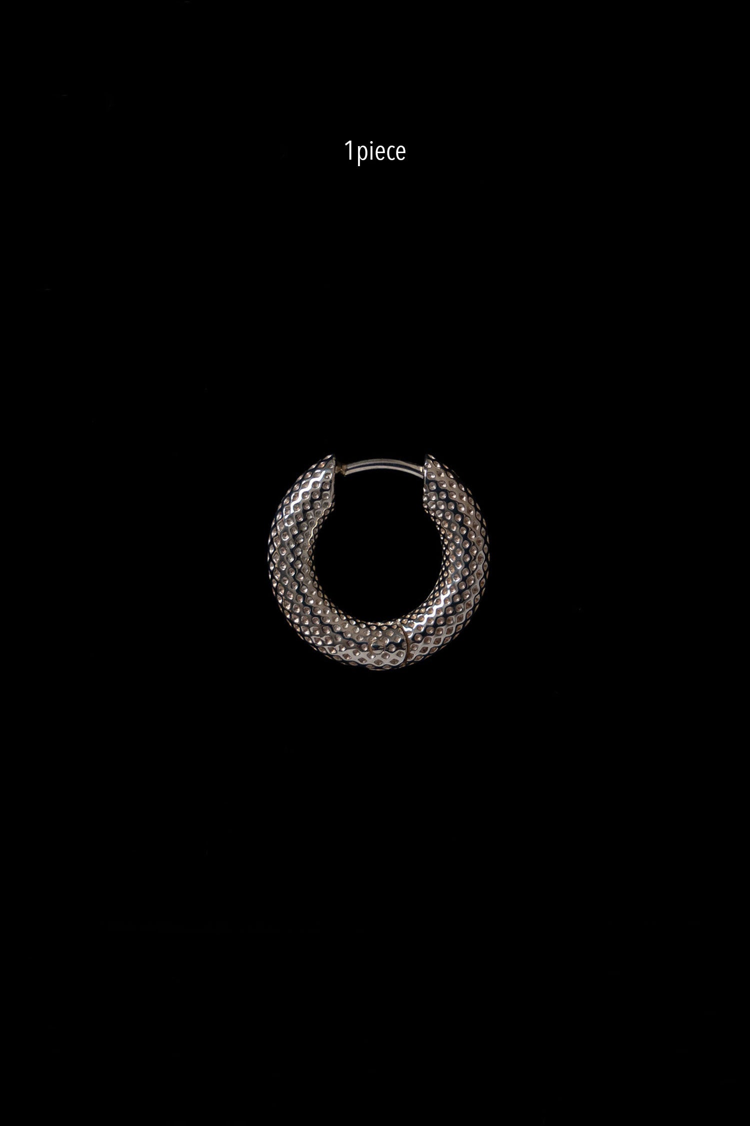 TINY DOT HOOPS(1PIECE)