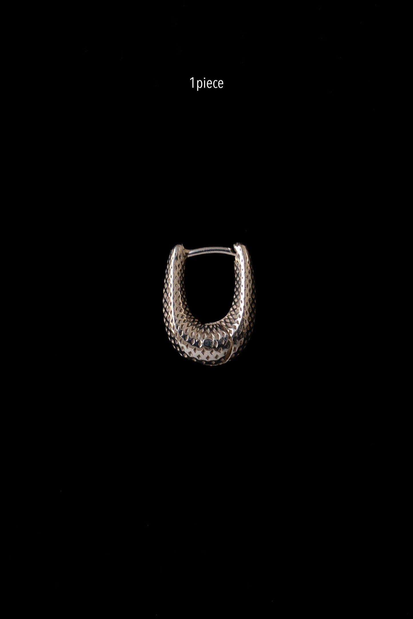 TINY TINY DOT PUFFY HOOPS(1PIECE)