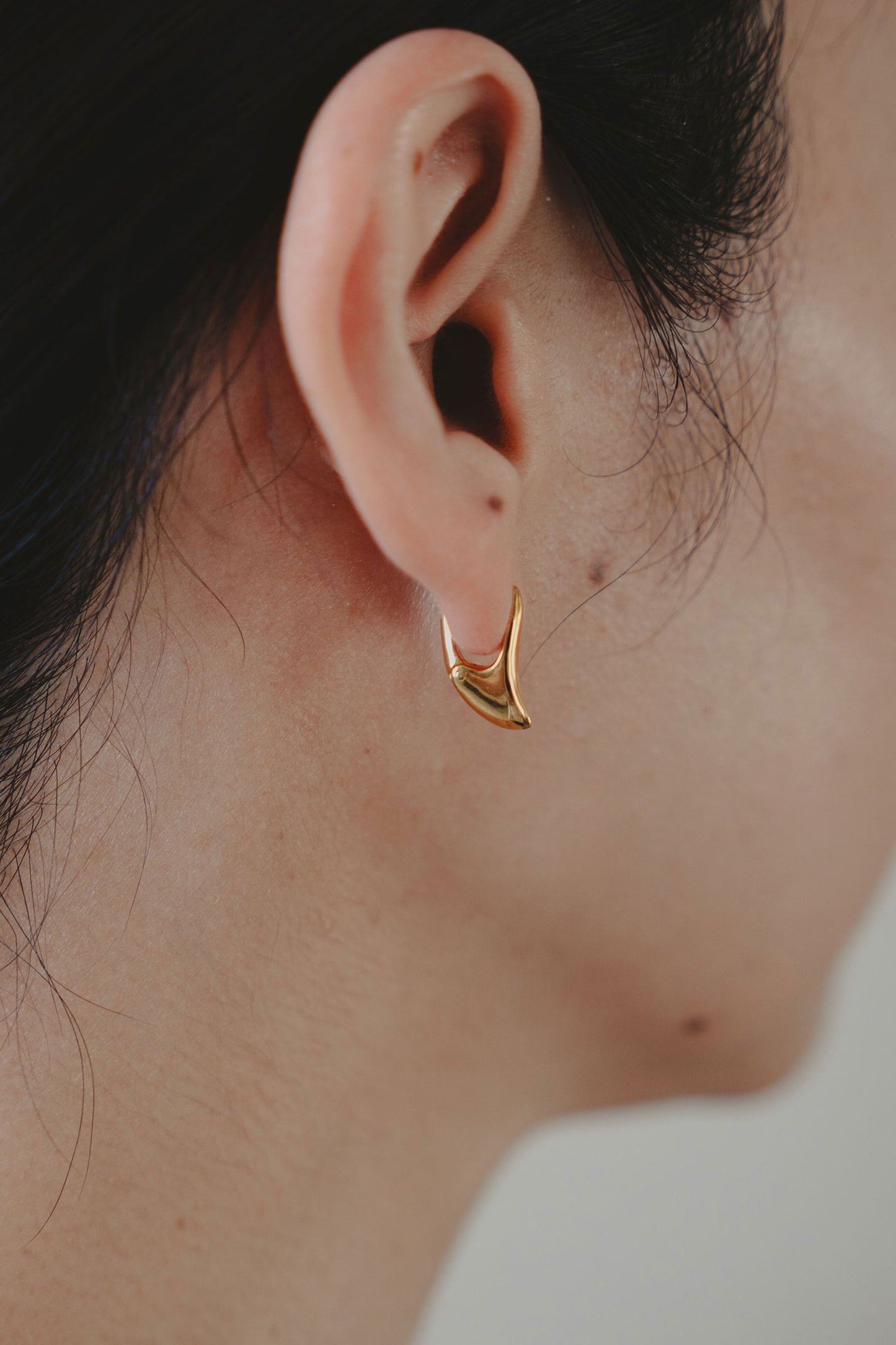TINY MOON HOOPS